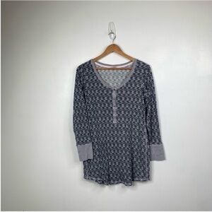 Victorias Secret‎ Long Sleeve Sleep Shirt Mini Dress Gray. Size Medium
